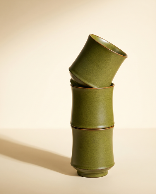 Bamboo Puzzle Porcelain Mug
